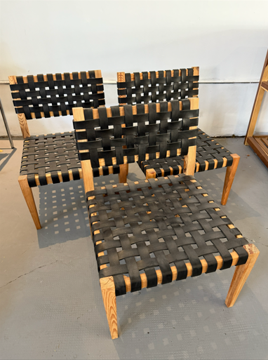 Silla Matera Poltrona Cuero Negro